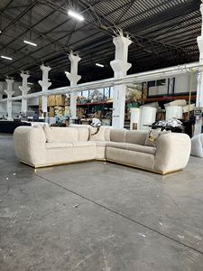 Ensemble de canapé d'angle d'expédition dans le monde entier 270*270cm Matériau en tissu Options de couleur personnalisables - Product Image 2