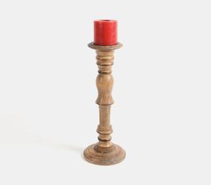 Bougeoirs en bois naturel brillant quantité minimale de commande bas Bougeoir en bois de forme personnalisée faite à la main mangue fabricant vente directe d'usine - Product Image 3