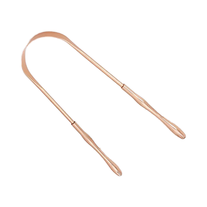 Limpiador de Lengua Multiusos Aanju 2025 de Marca Privada, Mango de Cobre de Calidad Superior, Color Personalizado, Multiusos - Product Image 5