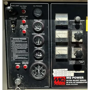 Groupe électrogène diesel industriel 20 kW avec sélecteur de tension rotatif, remorquable, pour alimentation de secours commerciale - Product Image 5