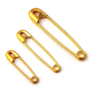 Prym อุปกรณ์เย็บผ้า27/38/50มม. เข็มกลัดสีทองคละสี - Product Image 4