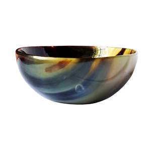 Bol à soupe et à salade en corne de buffle pour table à manger Bol en corne de boeuf et de vache naturelle pour la vaisselle Meilleure vente - Product Image 2