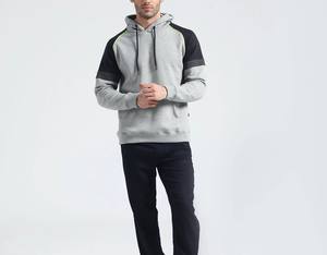 Sudadera con capucha con estampado totalmente personalizado de algodón/poliéster al por mayor, jersey en blanco con logotipo personalizado y canguro, sudaderas con capucha para hombre - Product Image 5