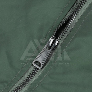 Chaqueta Bomber para Hombre, Ligera, Estilo Aviador, con Cierre, Ropa Exterior Informal, OEM ODM - Product Image 5