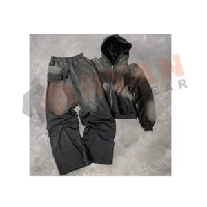 ชุดวอร์มสำหรับผู้ชายชุดวอร์มผ้าโพลีเอสเตอร์ออกแบบได้ตามต้องการและโลโก้ - Product Image 1