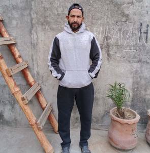 Oversized Heather <b>Grey</b> Organic 100% Cotton Hoodie Real Design Hooded <b>Sweatshirt</b> with Embossed Print Fleece Hoodies & Pullovers - Product Image 1