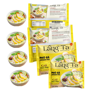 Paquete instantáneo de pollo Pho 105G, fideos de arroz con bolsa de salsa de pollo real, fideos instantáneos asiáticos, comida rápida ISO HACCP, fábrica de Vietnam - Product Image 1