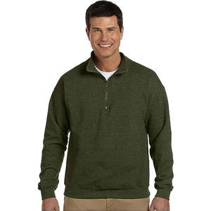 Sweat-shirt personnalisé avec logo, vente chaude, sweat-shirt pour homme avec demi-zip, coton de haute qualité, épaules tombantes surdimensionnées - Product Image 2