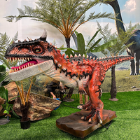 Modèle de dinosaure animatronique électrique d'intérieur simulé de dinosaure animatronique pour les centres commerciaux Parcs d'aventure Aéroports Garderie