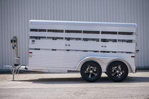 Remorque pour bétail de qualité, 2 chevaux, avec logement, prix spécial, remorques agricoles pour volailles, semi-remorque de transport - Product Image 2