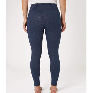 Culotte d'équitation personnalisée respirante de qualité supérieure pantalon à siège intégral imprimé en silicone pour femmes leggings d'équitation - Product Image 2