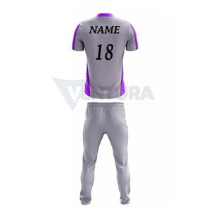 Ropa Deportiva de Cricket OEM 100% Poliéster de Secado Rápido y Transpirable, Conjuntos de Cricket Personalizados para Equipos y Clubes en Pakistán - Product Image 3