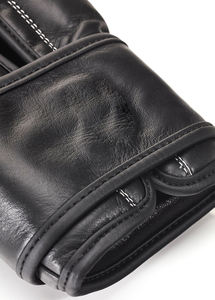 Guantes de boxeo híbridos de color caqui oscuro de marca de cuero genuino Champions, guantes de entrenamiento para gimnasio, cierre de muñeca en relieve - Product Image 5