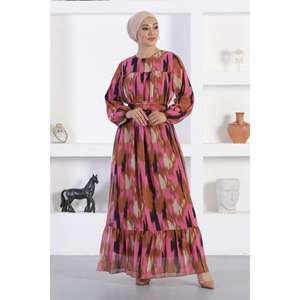 Vestido Casual de Gasa con Estampado - Product Image 1