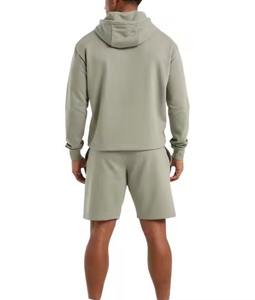 Affordable Price Pakistan Manufacturer Men <b>Hoodie</b> & Shorts Set Slim Fit Top Selling Men <b>Hoodie</b> & Shorts Set For Sale - Product Image 2