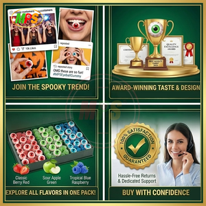 Caramelos <span class=keywords><strong>de</strong></span> <span class=keywords><strong>Ojos</strong></span> Envueltos Individualmente Más Vendidos <span class=keywords><strong>de</strong></span> MPS |   Gomitas <span class=keywords><strong>de</strong></span> Terror <span class=keywords><strong>de</strong></span> Sabores Variados en Caja Exhibidora - Product Image 3