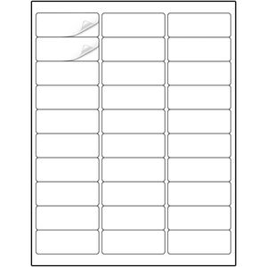 Waterproof 1\" X 2-5/8\" Adhesive Address Labels 3000 Count <b>A4</b> Model Laser/Ink Jet <b>Printer</b> Compatible Custom PP Sticker <b>Paper</b> - Product Image 5