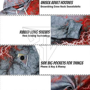 เสื้อฮู้ดสำหรับผู้ชายผ้าฟลีซผ้าฝ้าย100% ย้อมสีล้วนมีลายพิมพ์3D สำหรับฤดูหนาว - Product Image 5