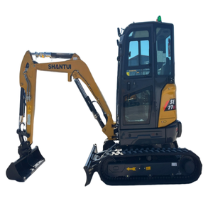 Mini-excavatrice sur chenilles SHANTUI de 2,8 tonnes avec moteur Yanmar, boîte de vitesses haute efficacité et composants PLC SE27SR - Product Image 1