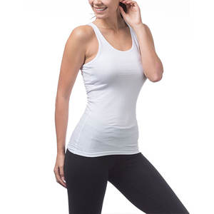 เสื้อกล้ามออกกำลังกายผู้หญิงแบบเรียบ ดีไซน์ใหม่ ผลิตจากผ้าฝ้าย 100% - Product Image 6