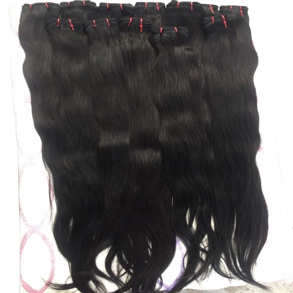 कच्चे वियतनामी बर्मी बाल असंसाधित वर्जिन प्राकृतिक सीधे लहराती बाल विक्रेताओं वियतनामी छल्ली मुक्त नमूना बाल बंडल