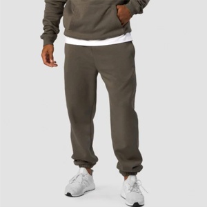 Custom <b>oversized</b> french terry distressed wide leg baggy Double Waisted Track pants <b>jogger</b> Side Stripes Sweat Pants Sweatsuit - Product Image 1