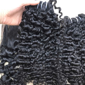 Extensions de cheveux chinois bouclés birmans vibrants et rebondissants (8 "-32") Tissage de cheveux Remy vierges - Product Image 5