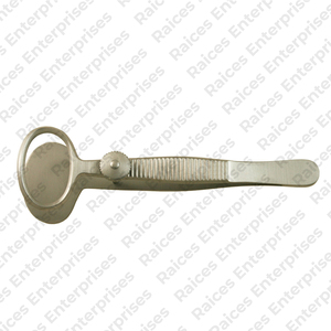 Pince à paupières ophtalmique à plaque supérieure enduite de couleur Instrument médical Pince à Chalazion Desmarres légère en acier inoxydable - Product Image 4