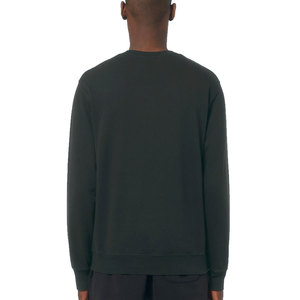 Sweat-shirt basique en polaire à manches longues pour hommes, pull d'entraînement coupe ample, chemise à col rond - Product Image 2