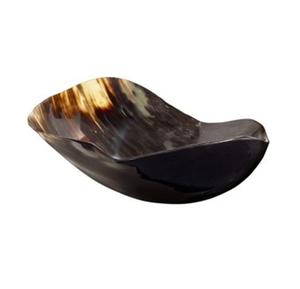 Cuenco para Afeitar de Cuerno de Buey 100% Natural, Ecológico, Plato para Servir en Fiestas Navideñas, Diseño Moderno, Cuerno Genuino Pulido - Product Image 1