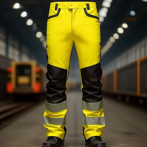 Pantalones de Trabajo de Alta Visibilidad Elysee REIMS Talla 50 Combinación de Colores Amarillo/Negro - Product Image 3