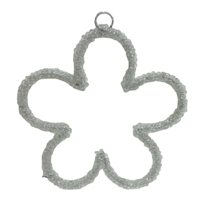 Design classique fer/perles ornement suspendu de noël nickelé pour la maison vacances décoration de noël en vrac fait à la main - Product Image 5