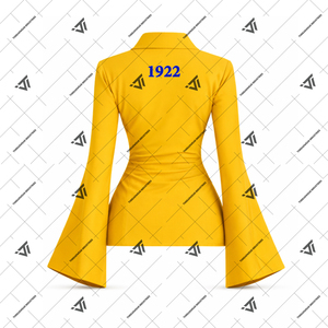 Ropa de la Hermandad Sigma Gamma Rho al por Mayor, Chaqueta Blazer con Mangas Campana Bordadas, Artículos Griegos - Product Image 2