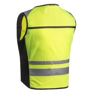 Chaleco de Seguridad Negro de Alta Visibilidad para Guardias, Ropa de Seguridad Reflectante para la Construcción Industrial y Caminatas - Product Image 4