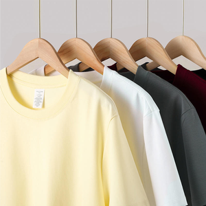 Camiseta Unisex 100% Algodón Orgánico Ecológica de Secado Rápido Transpirable con Logotipo Personalizado Impresión 3D Patrón Sólido Seda - Product Image 4