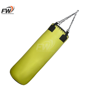 Saco de Boxeo de Cuero Rojo PVC al por Mayor, con Logotipo Personalizado, para Entrenamiento de Boxeo, Construcción Duradera, Relleno de Arena, para Adultos - Product Image 3