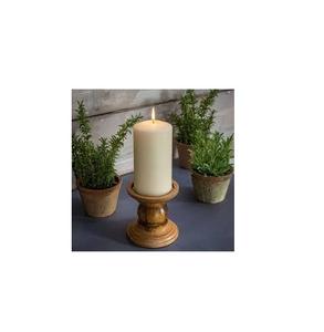 เชิงเทียนคุณภาพสูงสำหรับงานปาร์ตี้ที่บ้าน งานแต่งงาน ตกแต่งสไตล์ตามสั่ง รุ่นเชิงเทียนไม้ สีไม้ธรรมชาติ - Product Image 3