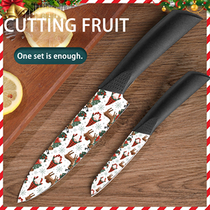 Juego de Cuchillos de Chef Japoneses Premium de 9 Piezas con Hoja de Cerámica y Mango de Plástico para Chefs de Sushi y Cocina Japonesa - Product Image 5