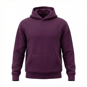 Sudadera con Capucha Premium para Hombre, Diseño Invernal, Logotipo Personalizado, Técnica de Teñido Liso, Patrón Sólido, Sudadera Gruesa, Ropa Urbana - Product Image 1