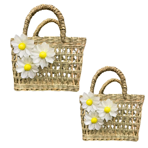 Bolso de mano personalizable hecho a mano de hierba marina, perfecto para todas las ocasiones, bolsas ecológicas de Vietnam, cestas de regalo para el Día de San Valentín - Product Image 1