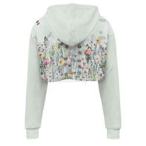 Sudadera con Capucha Corta para Mujer, Ligera, de Invierno, con Sublimación, de Primera Calidad, Informal, Transpirable y Ecológica - Product Image 5