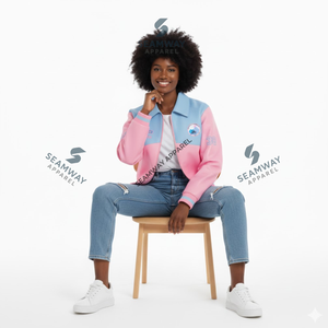 แจ็คแอนด์จิลออฟอเมริกา เสื้อแจ็คเก็ตหนัง PU แบบสั่งทำพิเศษ คุณภาพสูง แจ็คเก็ตหนังทรงบอมเบอร์ แจ็คเก็ตหนังสไตล์วาร์ซิตี้เรเซอร์ - Product Image 5