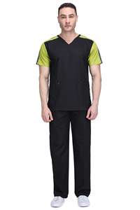 Conjunto de fregado activo ligero, tela elástica de diseño moderno, ropa de clínica de hospital de secado rápido, perfecta para enfermeras - Product Image 6