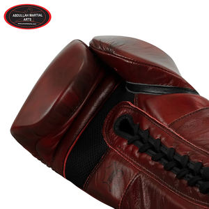 Made in Pakistan Highest Quality Best Supplier PU Leather Material Boxing <b>Gloves</b> With <b>Laces</b> by ABDULLAH MARTIAL ARTS - Product Image 6