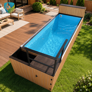 <span class=keywords><strong>Piscine</strong></span> hors sol en fibre de verre monobloc, coque de <span class=keywords><strong>piscine</strong></span> en FRP pour terrasse, villa, parc de vacances - Product Image 3