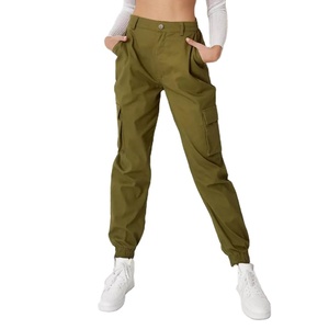 Pantalones Cargo para Mujer KATBROS INDUSTRY, al por Mayor, de Primera Calidad, Nueva Moda, Duraderos, Ajustados, Rectos, Transpirables, con Cintura Elástica, para Invierno - Product Image 3