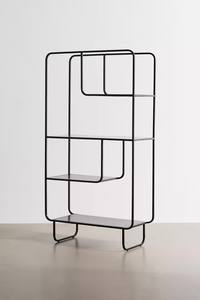 Shuge Bookshelf Made of Iron Frame with Wooden Supports and High Quality Material for Indoor and Outdoor Use - Product Image 2