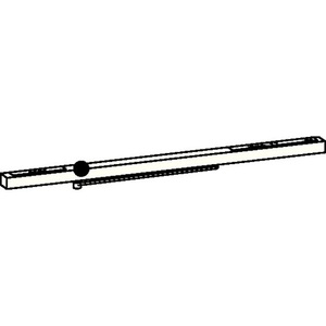 รางเลื่อน G-EMR สำหรับตัวปิดประตูอัตโนมัติ TS 93 สีเงิน ยี่ห้อ DORMAKABA - Product Image 1