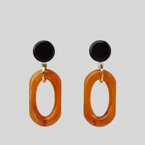 Luxury Eco-Friendly Resin Epoxy Drop Earrings Classic Trendy Customizable Designable Woman's <b>Fashion</b> <b>Jewelry</b> for Anniversary - Product Image 6