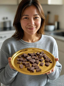 Bandeja decorativa de metal con acabado dorado para mejorar cada momento de servicio, desde chocolates de lujo hasta golosinas festivas - Product Image 6